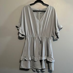 Blue gray Flowy romper
